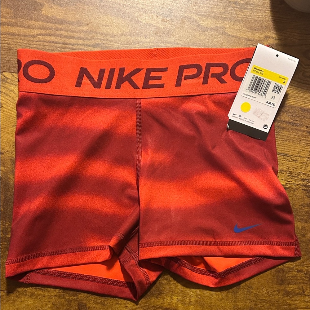 Nike Pro Bright Red Training Shorts